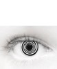 Black Spiral Contact Lenses