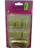 Cream Weaving Clips with Thread 36pcs