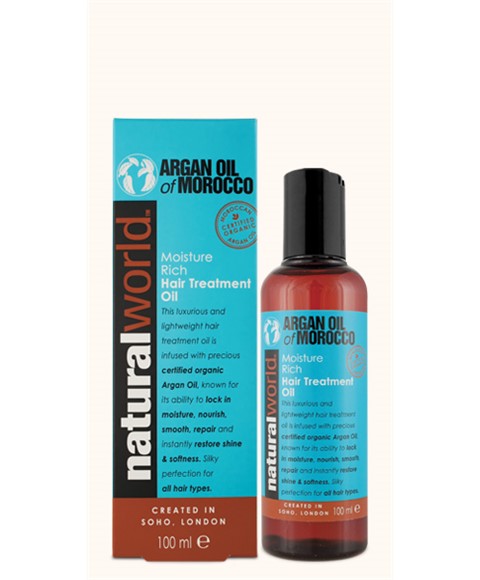 Natural World Argan Oil Of Morocco Hair Treatment Oil Ml Natural World Argan Oil Of Morocco Hair Treatment Oil Ml