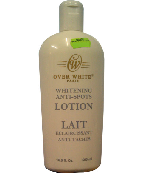 Over White Whitening Anti Spots Lotion by Sogecom, makes your skin