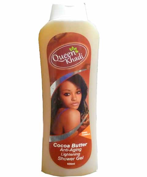 Queen Khadi Queen Khadi Cocoa Butter Anti Aging Lightening Shower Gel Pakcosmetics