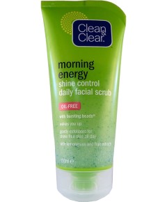 Clean and Clear Morning Energy Shine Control Daily Facial Scrub