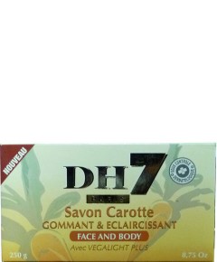 DH7 Exfoliating and Whitening Carrot Soap