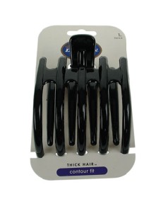 71074 D Black Large Crocodil7 Hair Clip