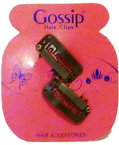Brown Weaving Clips 2pcs