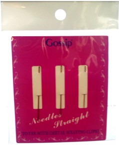 Euro Style Straight Weaving Needle 3PCS