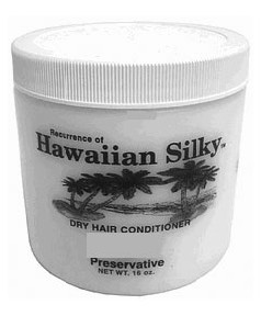 Hawaiian Silky Dry Hair Conditioner repairs dry and damaged hair. Hawaiian Silky Dry Hair Conditioner repairs dry and damaged hair.