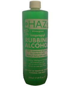 Haz Wintergreen Isopropyl Rubbing Alcohol
