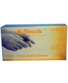 K Touch Vinyl Exam Gloves