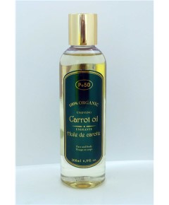 Organic Carrot Oil for Face and Body
