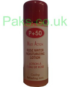 P 50 Multi Action Rose Water Moisturizing Lotion