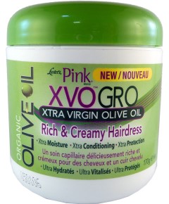 Pink XVO Gro Xtra Virgin Olive Oil Rich and Creamy Hairdress
