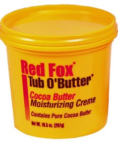 Red Fox Tub O Butter Cocoa Butter Moisturizing Cream