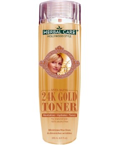 Hollywood Style Anti Aging 24K Gold Toner