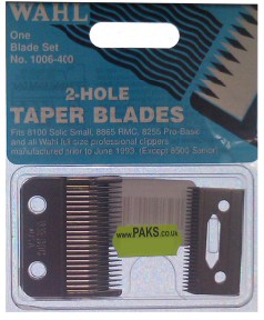 Wahl 2 Hole Taper Blades 1006 400