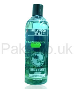 Hollywood Style Herbal Formula Henna and Olive Oil Shampoo