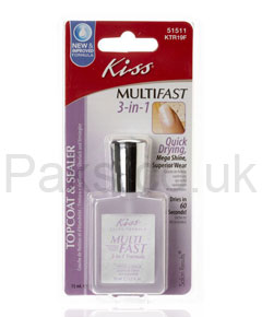 Kiss Multi Fast 3 In 1 Quick Drying Topcoat KTR19F