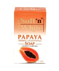 Swiss Soft n White Papaya Herbal Lightening Soap