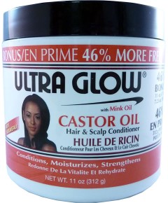 Ultra Glow Castor Oil Hair and Scalp Conditioner