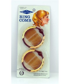 Paks Mixed Er Accessories White Cloud Round Ring Comb White Cloud Round Ring Comb