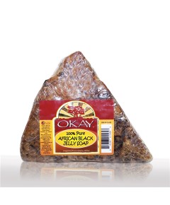 OKAY 100 Percent African Black Jelly Soap
