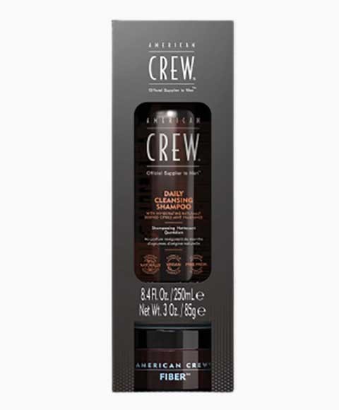 Daily Cleansing Shampoo And Fiber Gift Set | Buy American Crew Classic  Online - hair care and beauty products - Paks