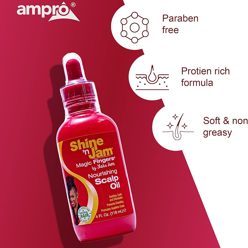 Shine-n-Jam Magic Fingers Gel Für Zöpfe – Fester Halt, Mit Seidenprotein, Für Alle Haartypen, 227 G