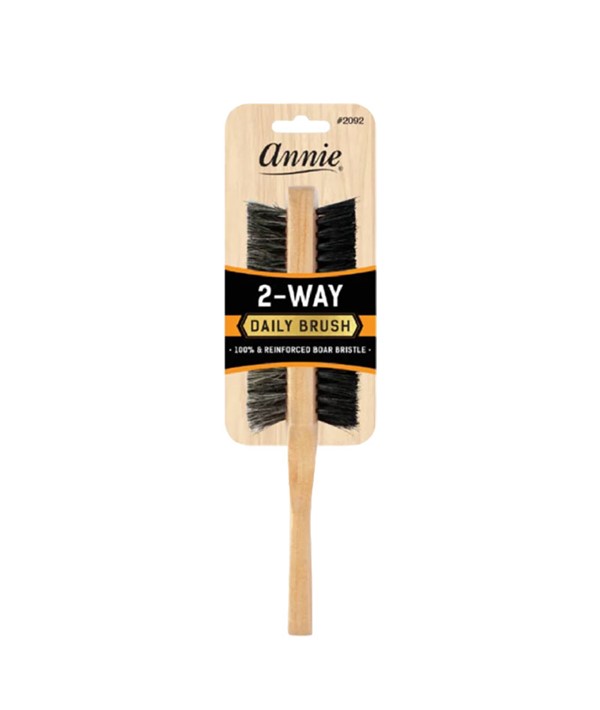 Annie Boar Reinforced Bristle 2 Way Wooden Brush 2092 An