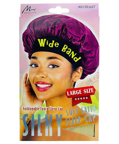 Murry Collection Soft Satin Wide Silky Sleep Cap Murry C