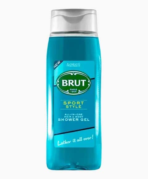 Sport Style All In One Hair And Body Shower Gel Brut F