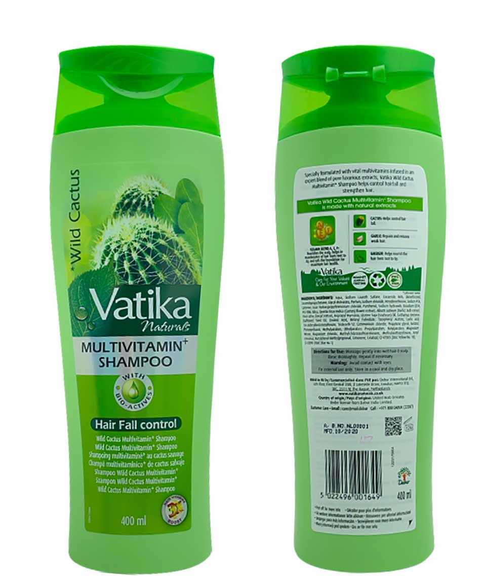 Vatika Naturals Wild Cactus Multivitamin Hair Fall Control