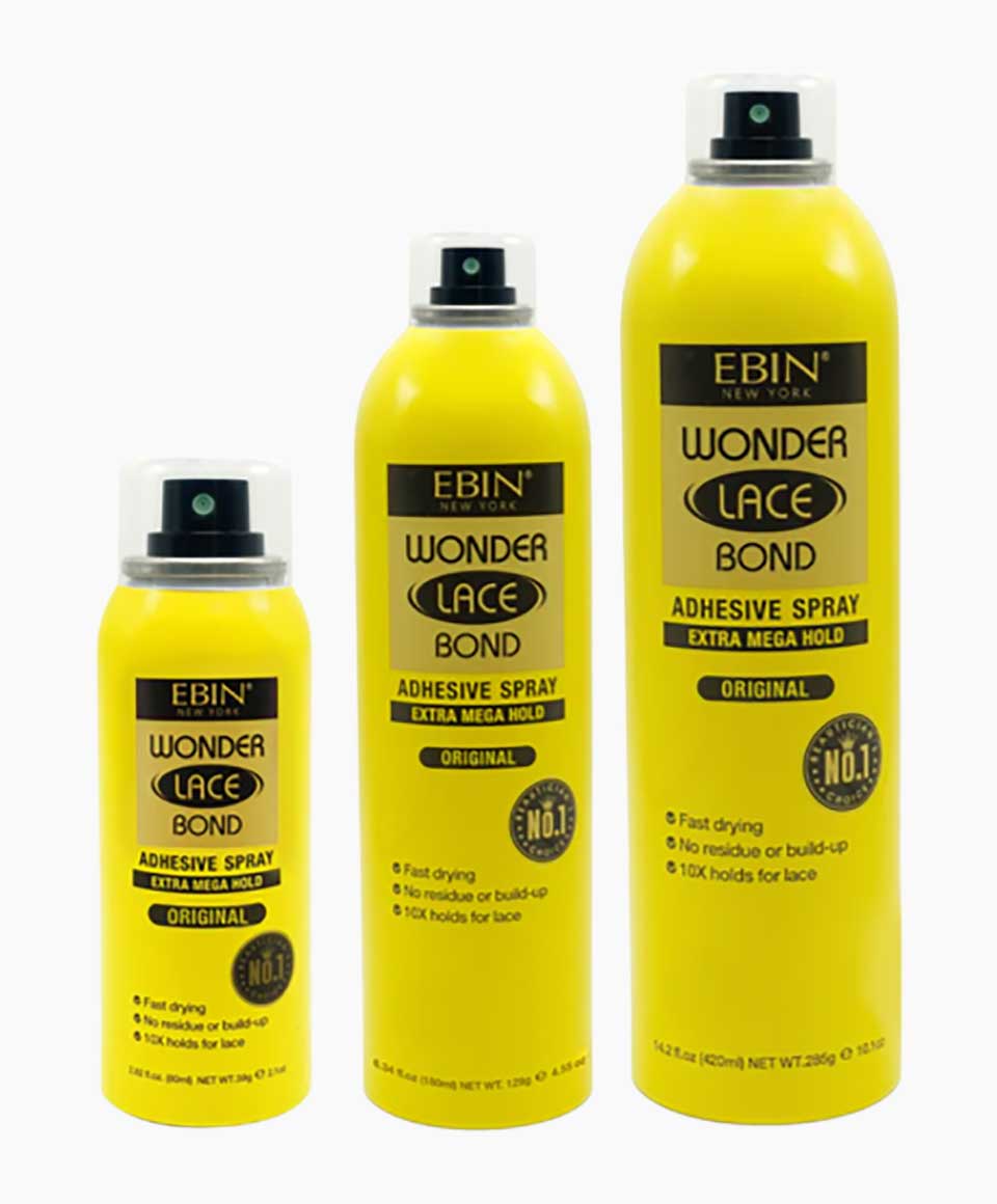EBIN Wonder Lace Bond Adhesive Spray Extra Mega Hold Original