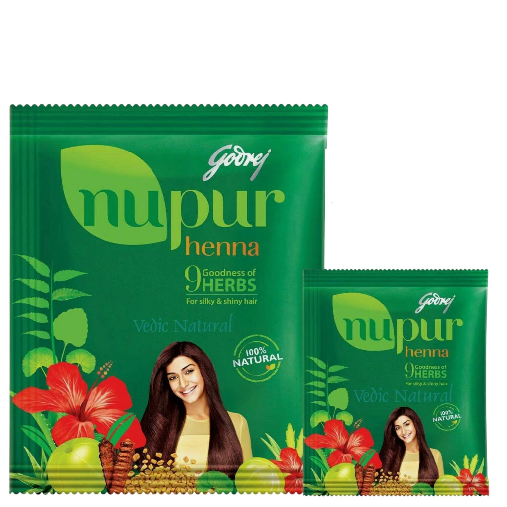 Nupur Goodness Of 9 Herbs Henna | Godrej | Pak Cosmetic C