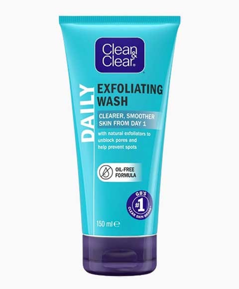 Clean And Clear Exfoliating Daily Wash | Johnson and Johns