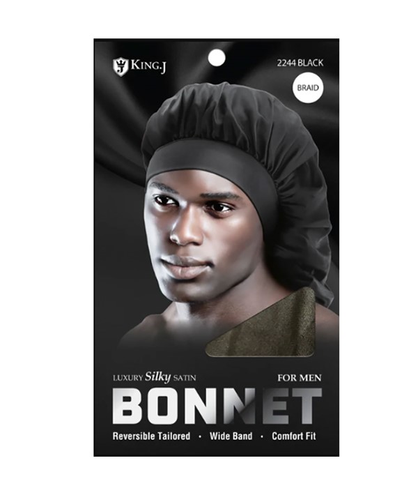Luxury Silky Satin Bonnet Braid For Men 2244 Qfitt