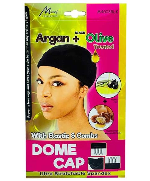 MAGIC COLLECTION Spandex Dome Cap with Argan Oil Treated