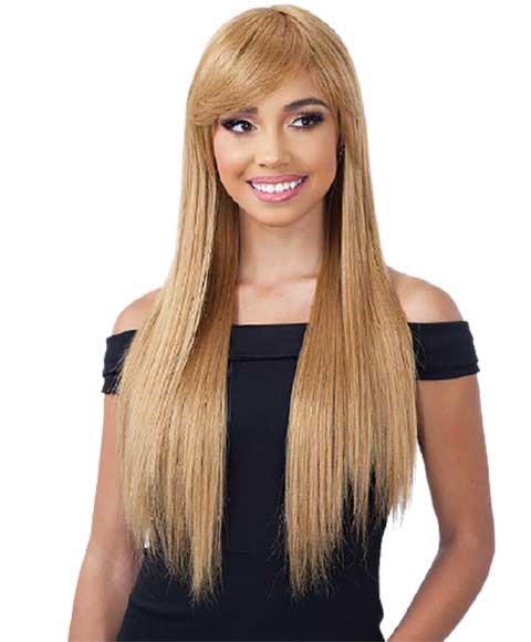 Model Model Syn Mint M02 Wig Human Hair and Synthetic Mo