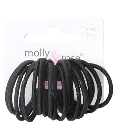 Small Black Elastic Bands 9568 Molly And Rose Pak Cos
