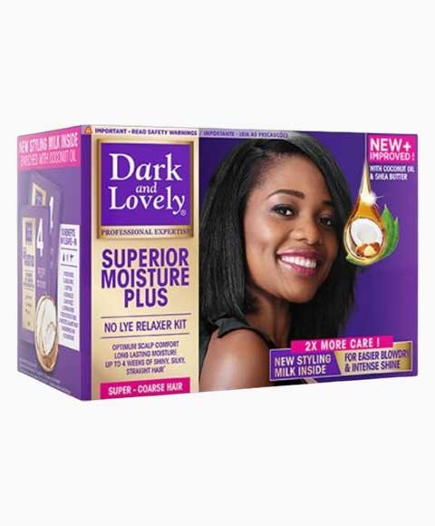 Dark And Lovely Moisture Plus No Lye Relaxer Super Dark