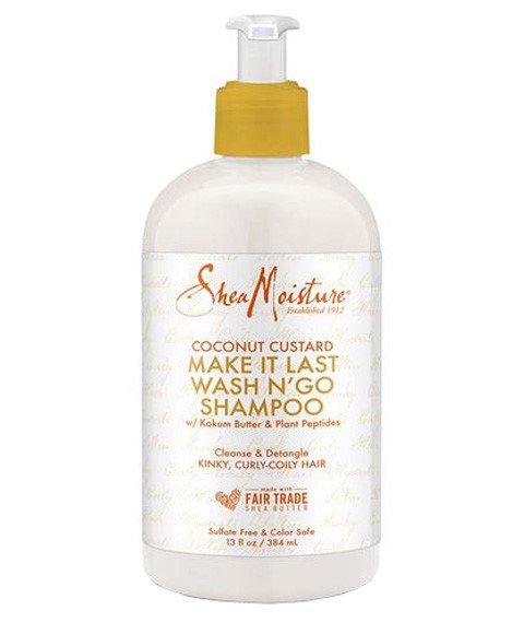 Shampoing Shea Moisture Coconut Custard Make It Last Wash N'Go 577ml - Neuf Pour Cheveux