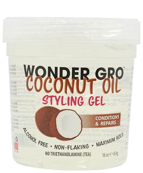 Wonder Gro Coconut Oil Styling Gel | Wonder Gro Wonder Gro Coconut Oil Styling Gel | Wonder Gro