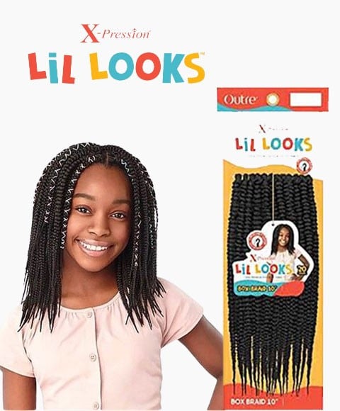 X Pression Syn Lil Looks Box Braid Braid X Pression