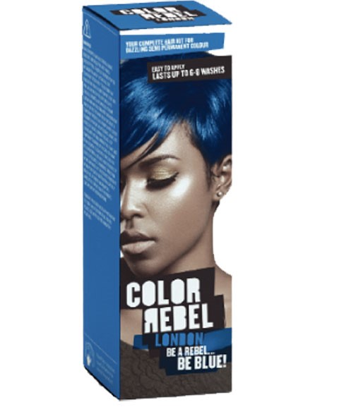 Color Rebel London Semi Permanent Hair Color Be Blue 3.38 oz