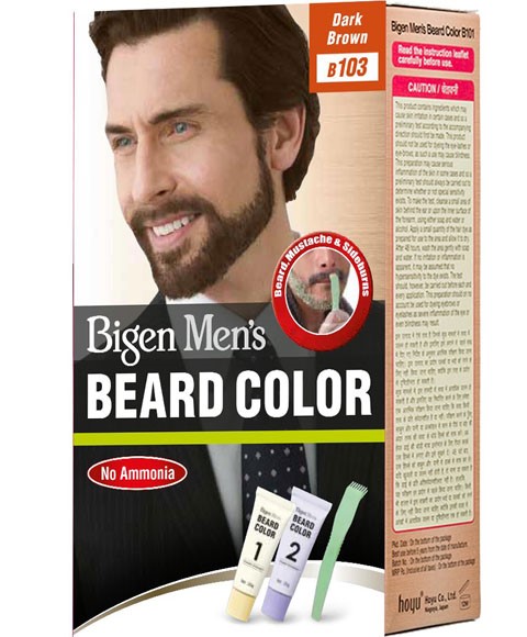 Mens Beard Colour Dark Brown B103 | Bigen hair color, Bigen Color | Bigen |  Paks