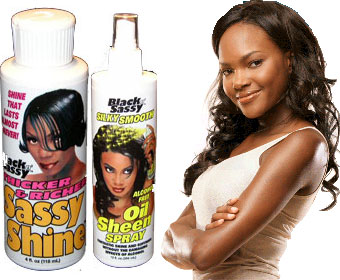 Black sassy hair shop products