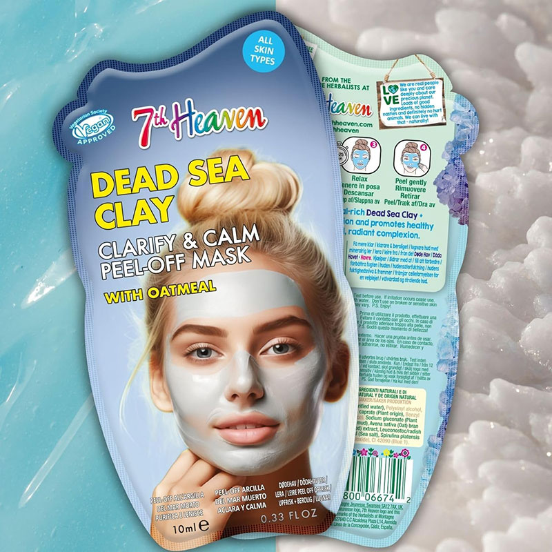 7Th Heaven Dead Sea Clay Clarify And Calm Peel Off Mask