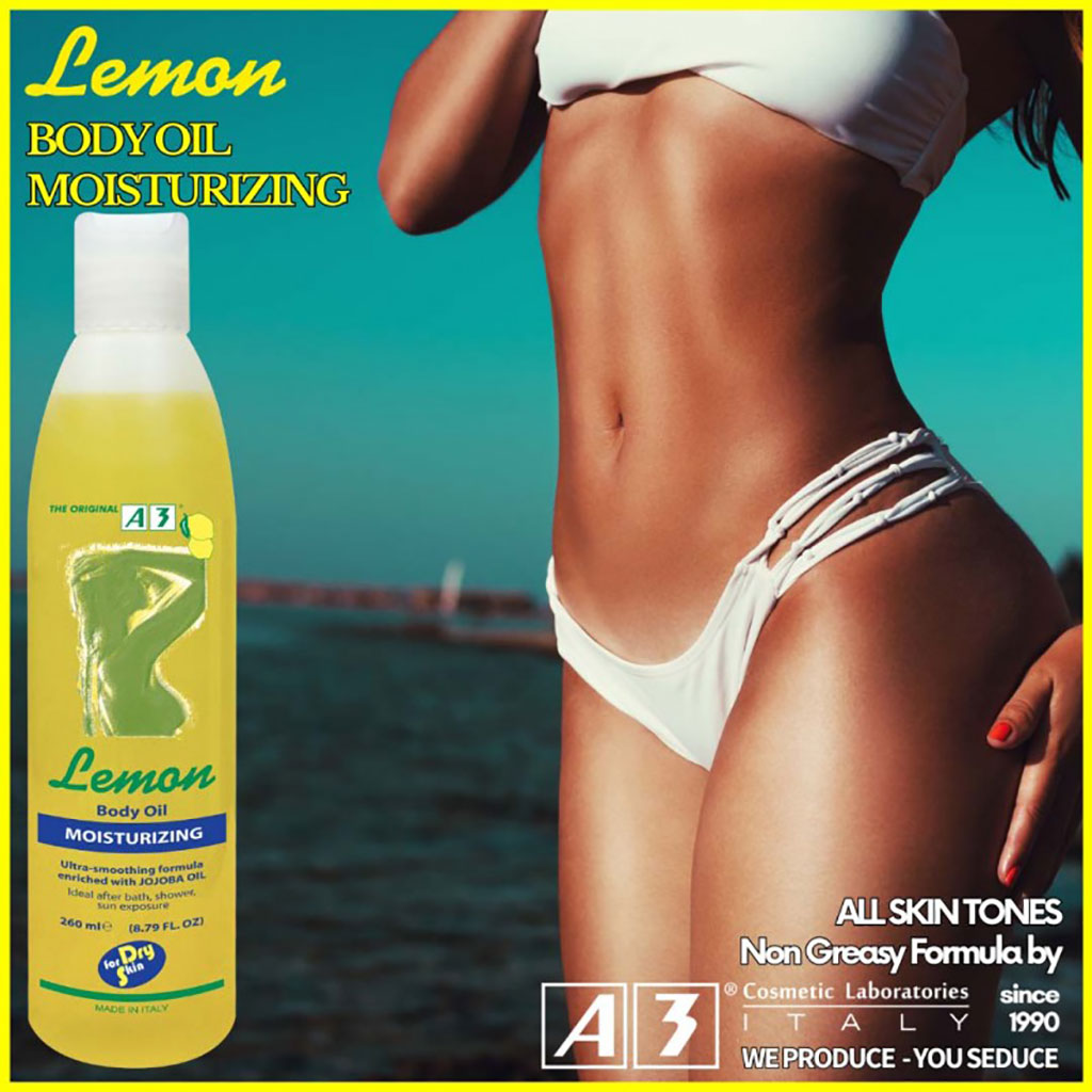 A3 Lemon Body Oil Moisturizing