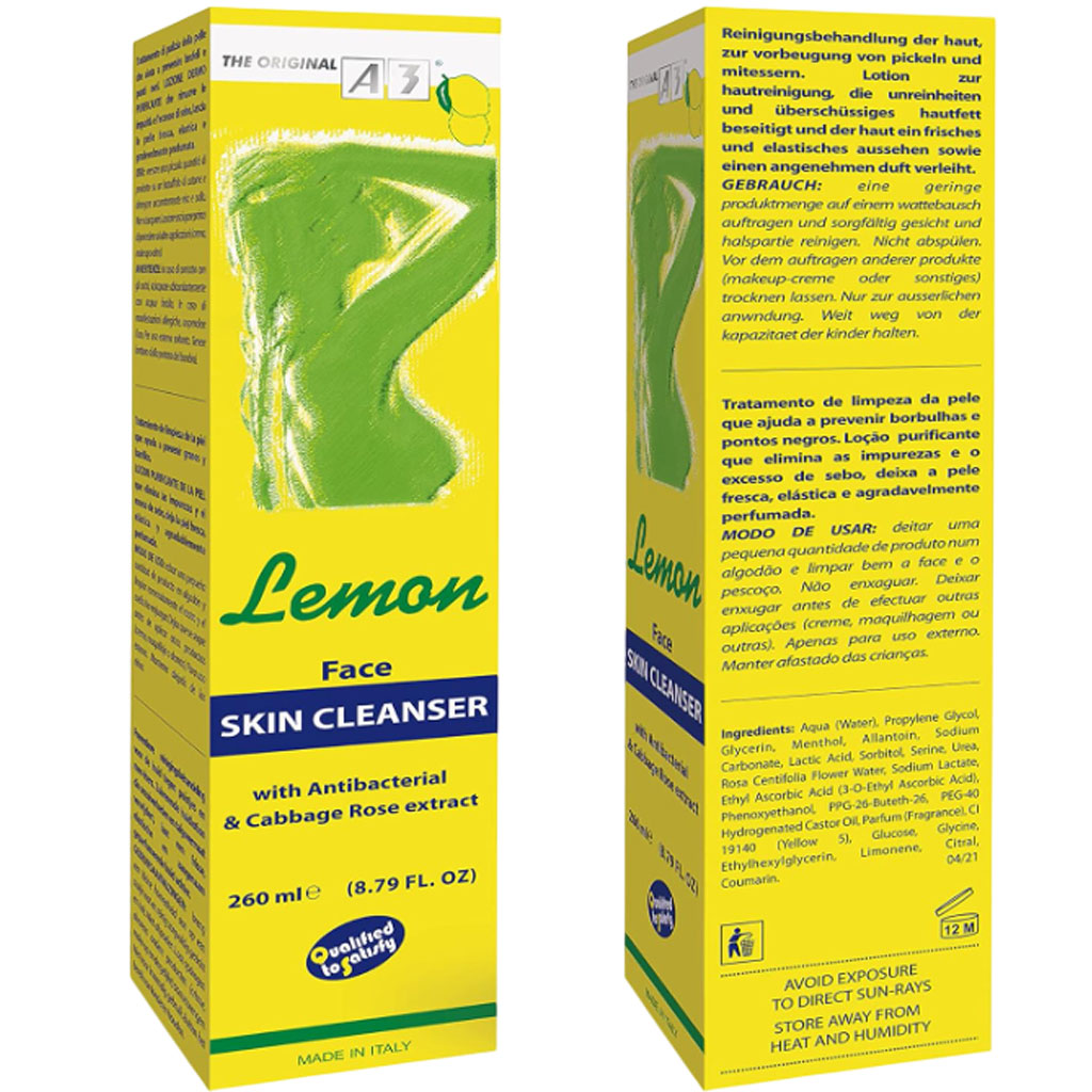 A3 Lemon Face Skin Cleanser