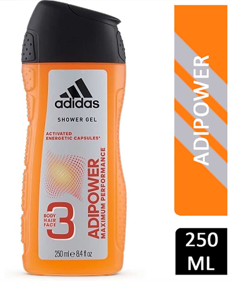 Adidas 3 In 1 Adipower Shower Gel