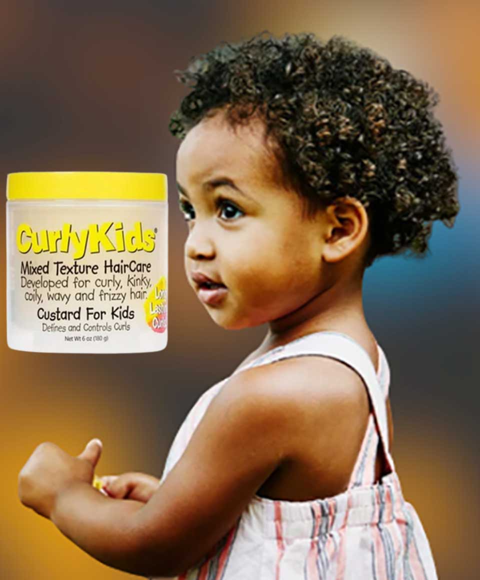 Curly Kids Mixed Texture Haircare Custard For Kids